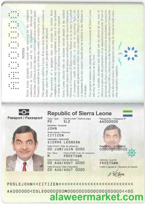 Sierra Leone passport